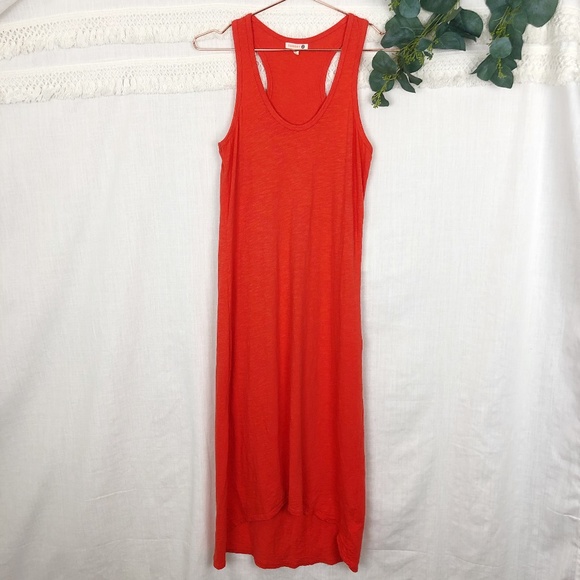 Sundry Dresses & Skirts - Sundry | Orange Racerback Tank Maxi Dress | SZ 1/S